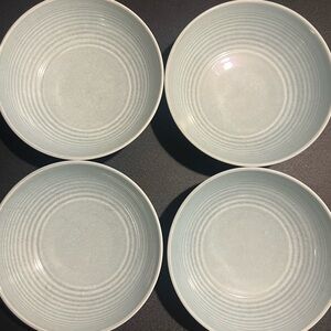 Royal Doulton Elegant Blue Gordon Ramsey MAZE Cereal Bowls Set of 4